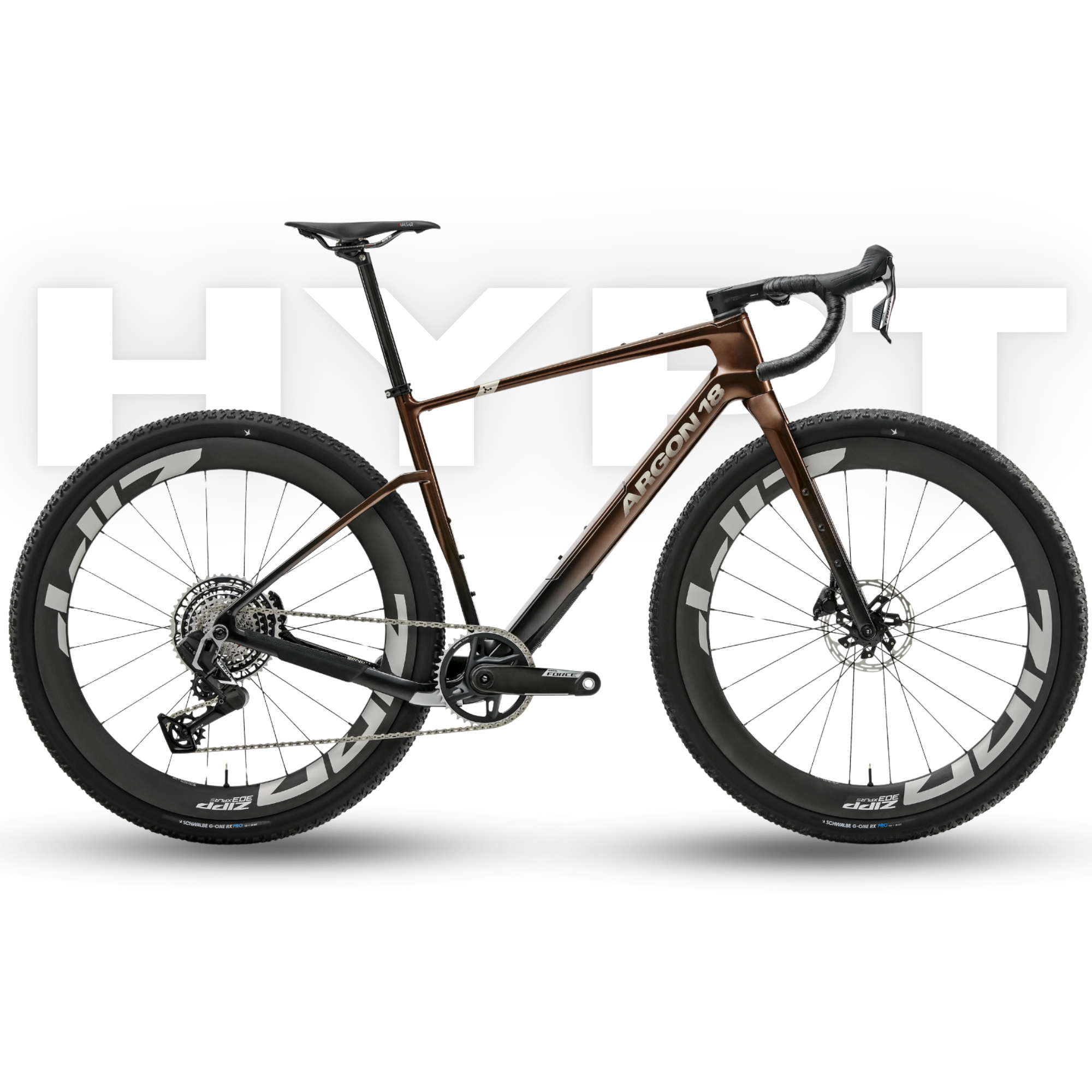 hybrid gravel bike Argon 18 Dark Matter Force XPLR – HYPT Bike Performance Farbe:Faded Khaki Explore routes around town Lupine SL Nano F Category:MTB Cross Hardtail_18 kg