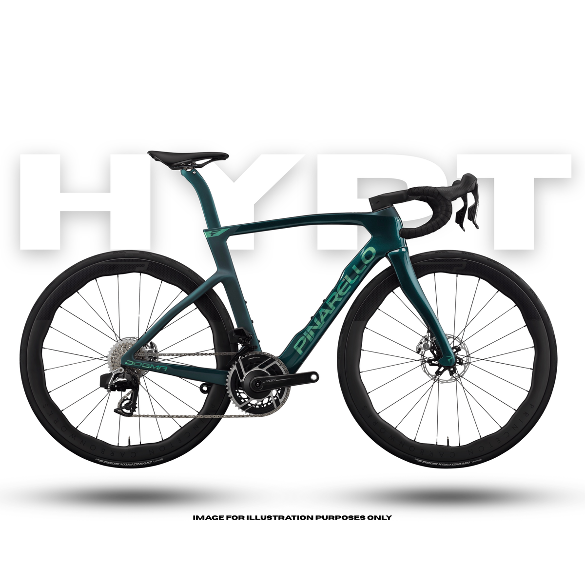 Pinarello Dogma F Frameset Obsidian Emerald